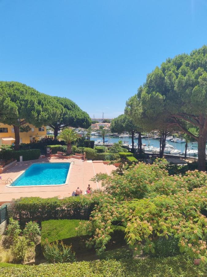 Cap Capistol Studio Avec Terrasse, Vue Port Agde Exterior foto